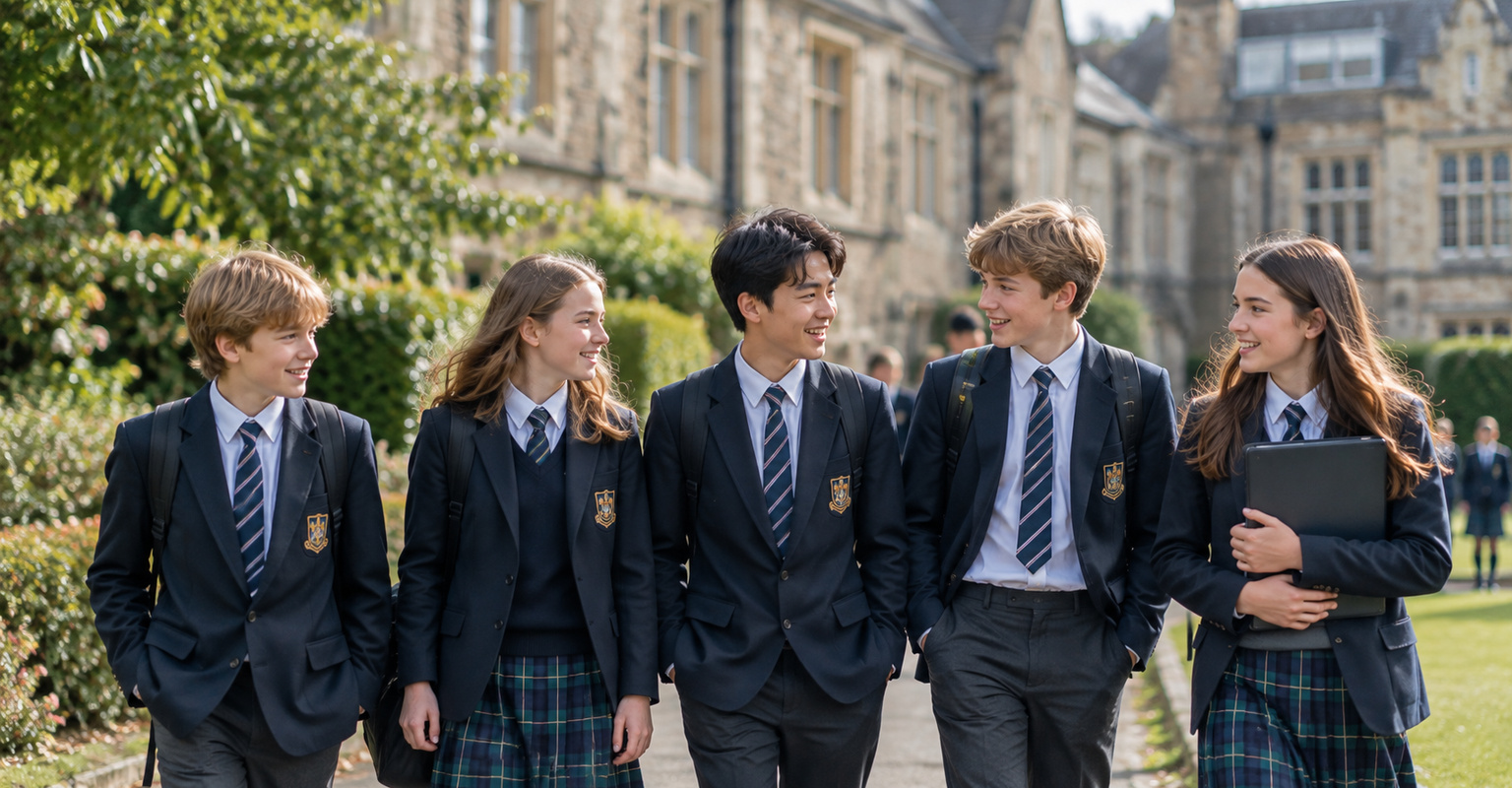 英国中小学申请服务场景示意